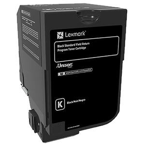 Lexmark 74C1SK0 Black Return Program Toner Cartridge (7,000 Yield)