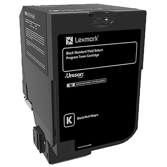 Lexmark 74C1SK0 Black Return Program Toner Cartridge (7,000 Yield)