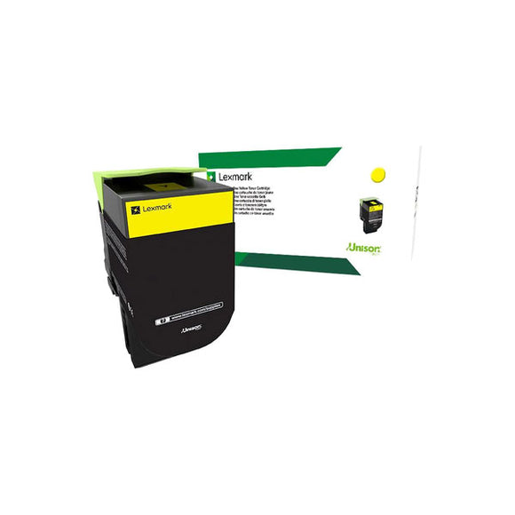 Lexmark 80C1XY0 (801XY) Extra High Yield Yellow Return Program Toner Cartridge (4,000 Yield)
