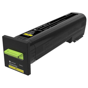 Lexmark 82K0HYG High Yield Yellow Return Program Toner Cartridge for US Government (17,000 Yield) (TAA Compliant Version of 82K1HY0)