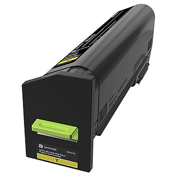 Lexmark 82K1UY0 Ultra High Yield Yellow Return Program Toner Cartridge (55,000 Yield)