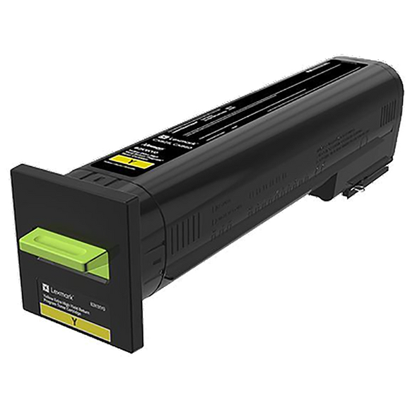 Lexmark 82K1XY0 Extra High Yield Yellow Return Program Toner Cartridge (22,000 Yield)