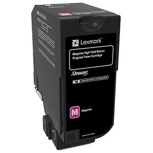 Lexmark 84C1HM0 High Yield Magenta Return Program Toner Cartridge (16,000 Yield)