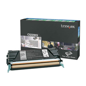 Lexmark C5220KS Black Return Program Toner Cartridge (4,000 Yield)