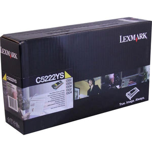 Lexmark C5222YS Yellow Toner Cartridge (3,000 Yield)