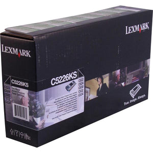 Lexmark C5226KS Black Return Program Toner Cartridge for US Government (4,000 Yield) (TAA Compliant Version of C5220KS)