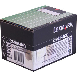 Lexmark C540H4KG High Yield Black Return Program Toner Cartridge for US Government (2,500 Yield) (TAA Compliant Version of C540H1KG)