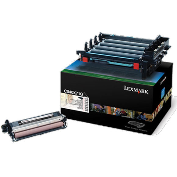 Lexmark C540X71G Black Imaging Kit (Includes Black Developer Photoconductor Unit) (30,000 Yield) - Technology Inks Pro, LLC.