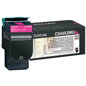 Lexmark C544X2MG Extra High Yield Magenta Toner Cartridge (4,000 Yield)