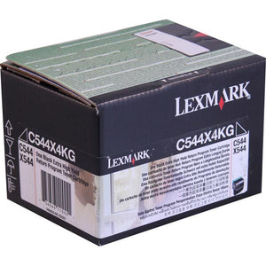 Lexmark C544X4KG Extra High Yield Black Return Program Toner Cartridge for US Government (6,000 Yield) (TAA Compliant Version of C544X1KG)