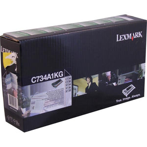 Lexmark C734A1KG Black Return Program Toner Cartridge (8,000 Yield)