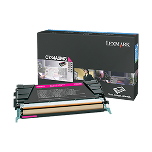 Lexmark C734A2MG Magenta Toner Cartridge (6,000 Yield)