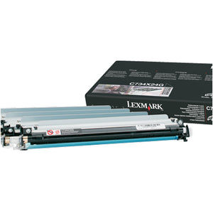 Lexmark C734X24G Photoconductor Multipack (For Use in Cyan Magenta Yellow or Black) (4 Pack of OEM# C734X20G) (4 x 20,000 Yield) - Technology Inks Pro, LLC.