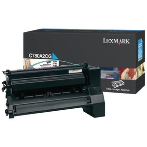 Lexmark C780A2CG Cyan Toner Cartridge (6,000 Yield)