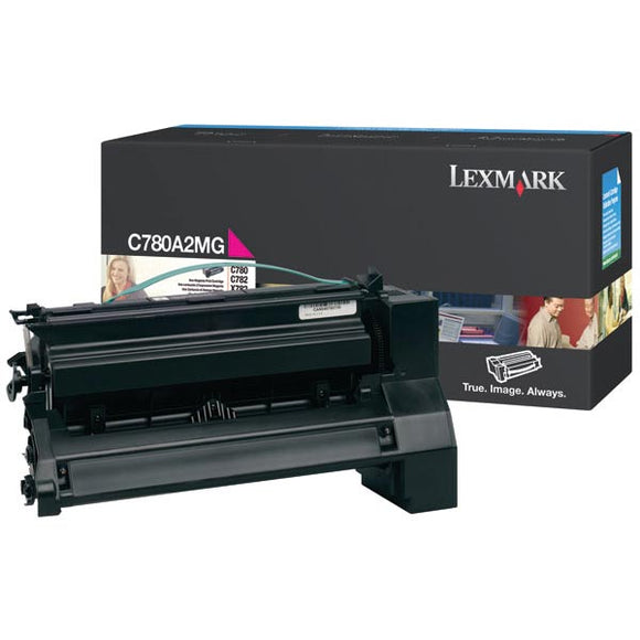 Lexmark C780A2MG Magenta Toner Cartridge (6,000 Yield)