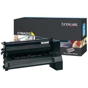 Lexmark C780A2YG Yellow Toner Cartridge (6,000 Yield)