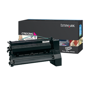 Lexmark C782X2MG Extra High Yield Magenta Toner Cartridge (15,000 Yield)