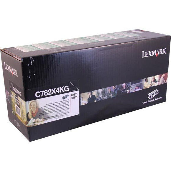 Lexmark C782X4KG Extra High Yield Black Return Program Toner Cartridge for US Government (15,000 Yield) (TAA Compliant Version of C782X1KG)