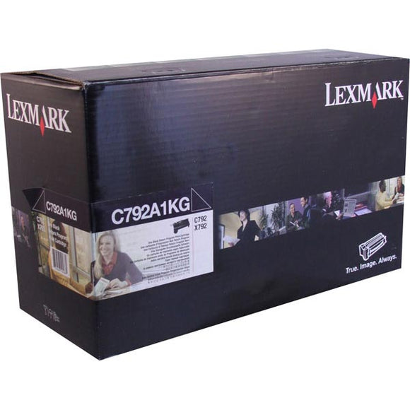 Lexmark C792A1KG Black Return Program Toner Cartridge (6,000 Yield)