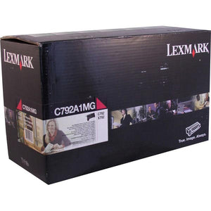 Lexmark C792A1MG Magenta Return Program Toner Cartridge (6,000 Yield)