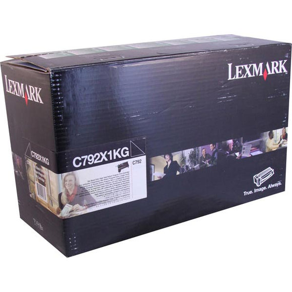 Lexmark C792X4KG Extra High Yield Black Return Program Toner Cartridge for US Government (20,000 Yield) (TAA Compliant Version of C792X1KG)