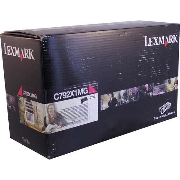 Lexmark C792X1MG Extra High Yield Magenta Return Program Toner Cartridge (20,000 Yield)