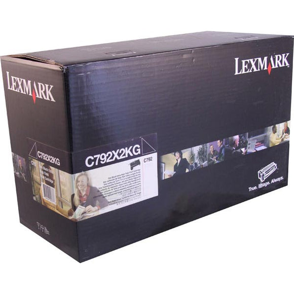 Lexmark C792X2KG Extra High Yield Black Toner Cartridge (20,000 Yield) (For Use in Model C792/CS796)