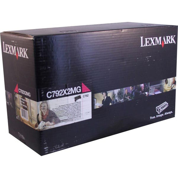 Lexmark C792X2MG Extra High Yield Magenta Toner Cartridge (20,000 Yield) (For Use in Model C792/CS796)