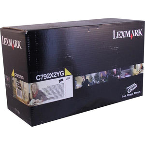 Lexmark C792X2YG Extra High Yield Yellow Toner Cartridge (20,000 Yield) (For Use in Model C792/CS796)