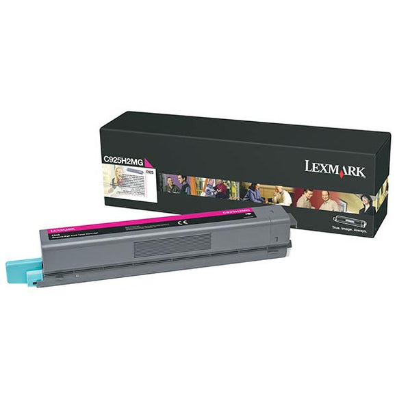 Lexmark C925H2MG High Yield Magenta Toner Cartridge (7,500 Yield) (For Use in Model C925)