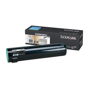 Lexmark C930H2KG High Yield Black Toner Cartridge (38,000 Yield)