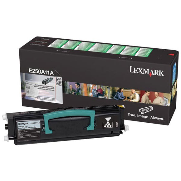 Lexmark E250A41G Return Program Toner Cartridge for US Government (3,500 Yield) (TAA Compliant Version of E250A11A)