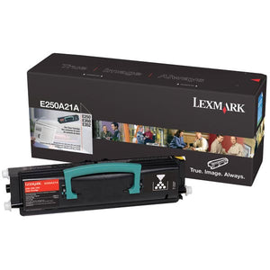 Lexmark E250A21A Toner Cartridge (3,500 Yield)