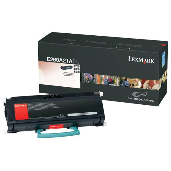 Lexmark E260A21A Toner Cartridge (3,500 Yield)