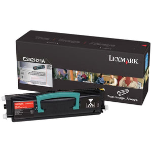 Lexmark E352H21A High Yield Toner Cartridge (9,000 Yield)