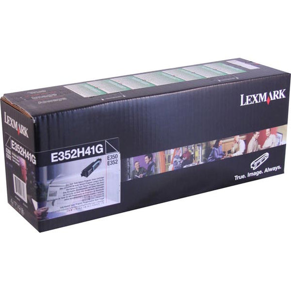 Lexmark E352H41G High Yield Return Program Toner Cartridge for US Government (9,000 Yield) (TAA Compliant Version of E352H11A)