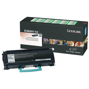 Lexmark E360H11A High Yield Return Program Toner Cartridge (9,000 Yield)