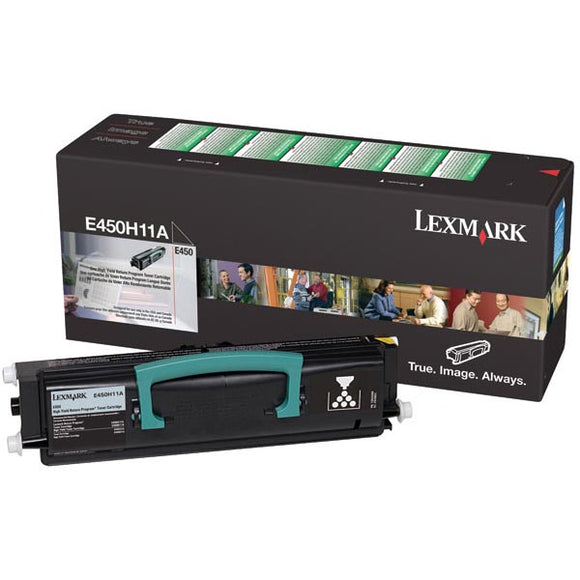 Lexmark E450H11A High Yield Return Program Toner Cartridge (11,000 Yield)