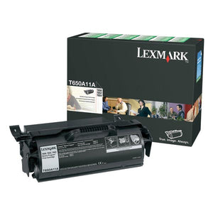 Lexmark T650A11A Return Program Toner Cartridge (7,000 Yield)