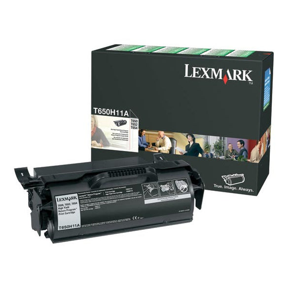 Lexmark T650H11A High Yield Return Program Toner Cartridge (25,000 Yield)