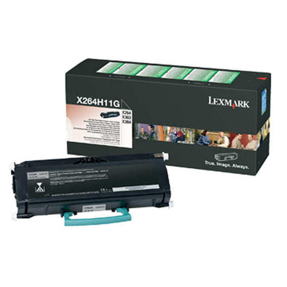 Lexmark X264H41G High Yield Return Program Toner Cartridge for US Government (9,000 Yield)