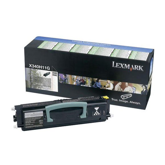 Lexmark X340H11G High Yield Return Program Toner Cartridge (6,000 Yield)