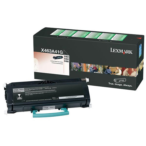 Lexmark X463A41G Return Program Toner Cartridge for US Government (3,500 Yield) (TAA Compliant Version of X463A11G)