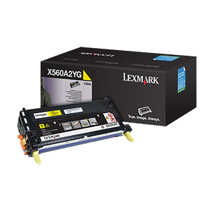 Lexmark X560A2YG Yellow Toner Cartridge (4,000 Yield)