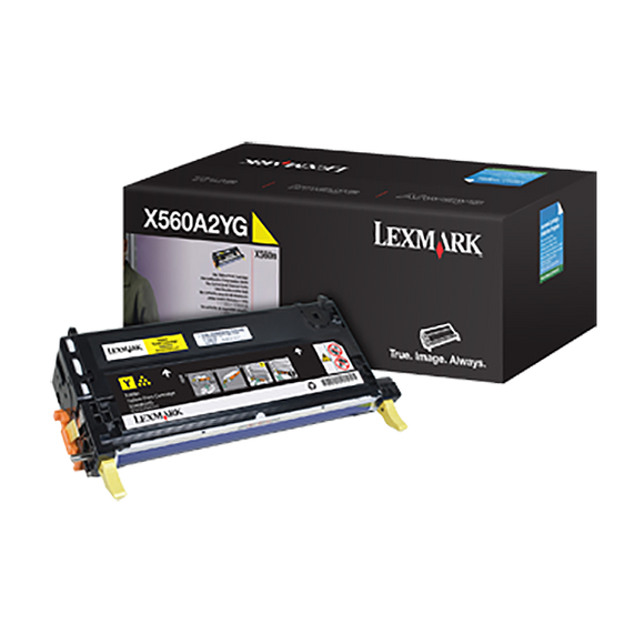 Lexmark X560A2YG Yellow Toner Cartridge (4,000 Yield)