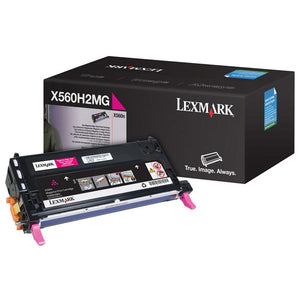 Lexmark X560H2MG High Yield Magenta Toner Cartridge (10,000 Yield)
