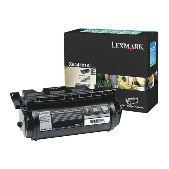 Lexmark X644H11A High Yield Return Program Toner Cartridge (21,000 Yield)