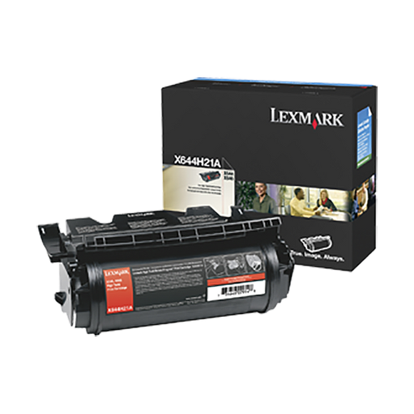 Lexmark X644H21A High Yield Toner Cartridge (21,000 Yield)