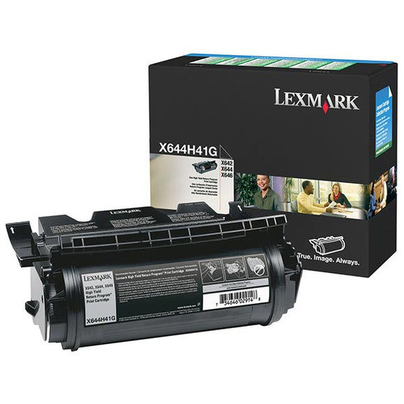 Lexmark X644H41G High Yield Return Program Toner Cartridge for US Government (21,000 Yield) (TAA Compliant Version of X644H11A)