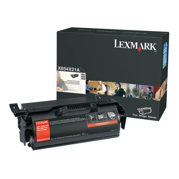 Lexmark X654X21A Extra High Yield Toner Cartridge (36,000 Yield)